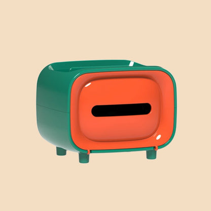 Vintage Style TV Tissue Box with Phone Stand