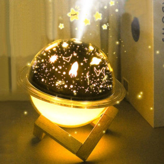 2-in-1 LED Lamp and Humidifier with Color Light - Fesara