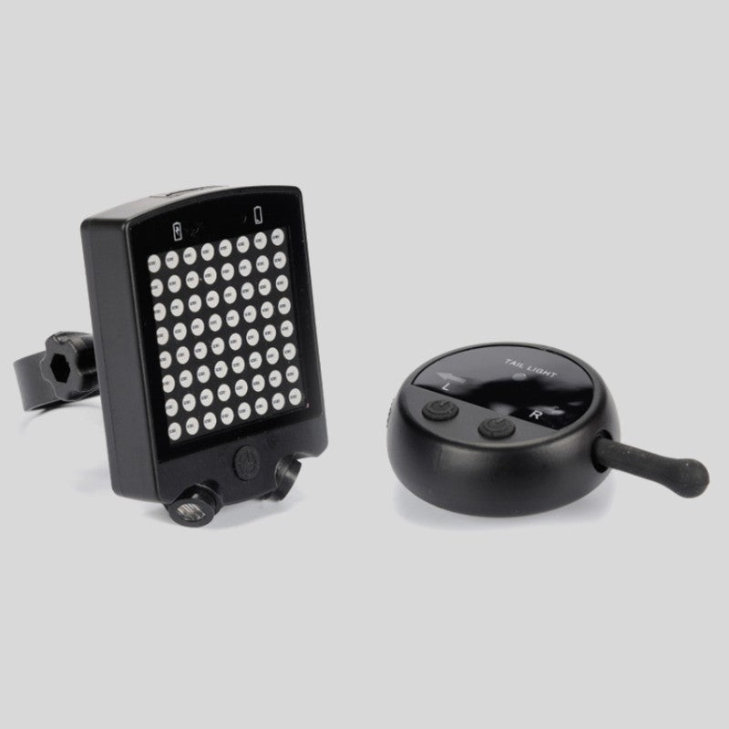 Wireless LED Bike Turn Signal Light with Remote Control
