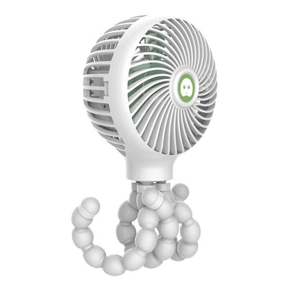 Compact Rechargeable Desk Fan with Adjustable Stand
