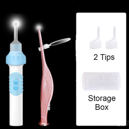 Safe Ear Cleaner with LED Light and Auto Suction - Fesara
