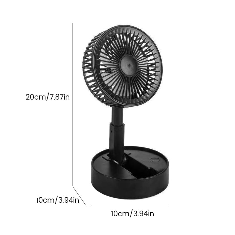Portable Adjustable Rechargeable Floor Fan