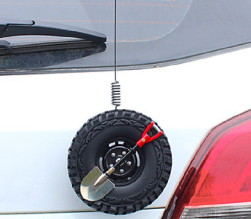 Universal Car Accessory Kit with Mini Tire & Tools