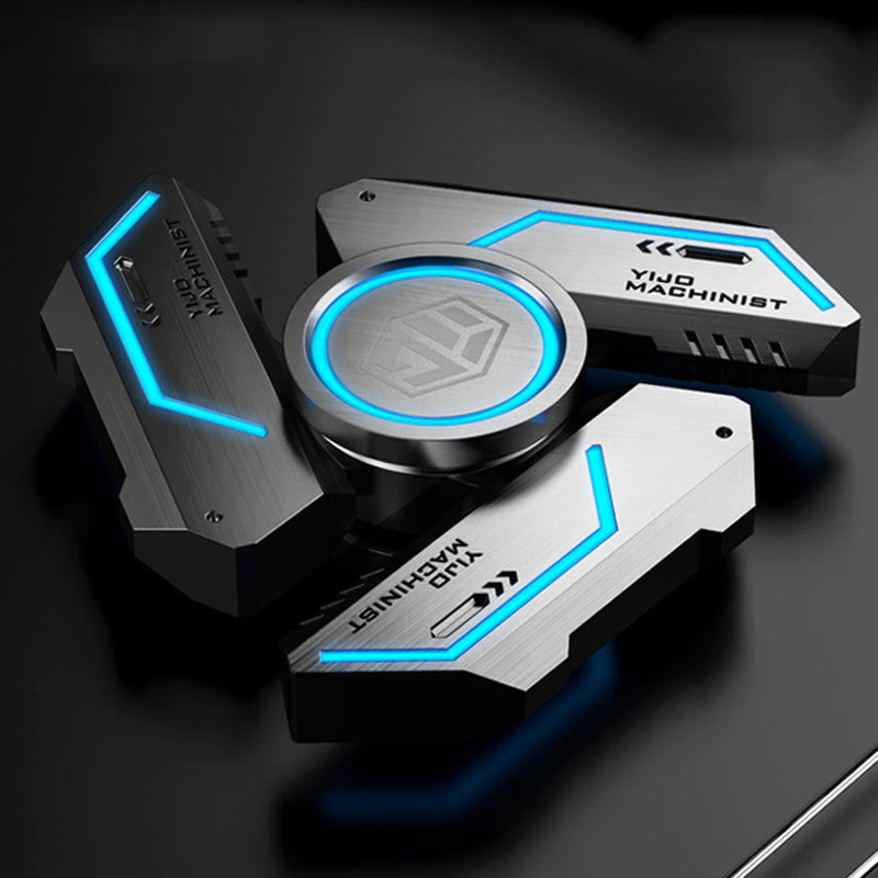 Colorful Solar Powered Metal Spinner Toy - Fesara