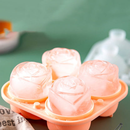 Lovely Flower Silicone Ice Tray for Kitchen Use