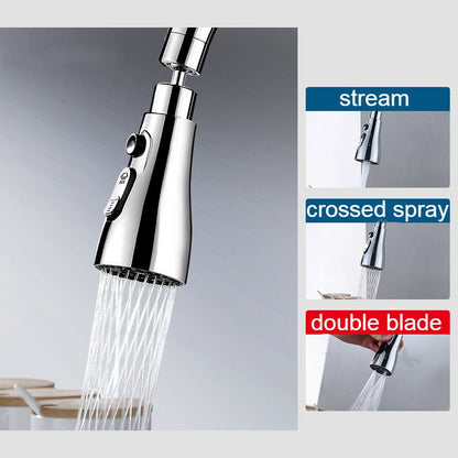 Adjustable Faucet Spray Head with 3 Mode Setting