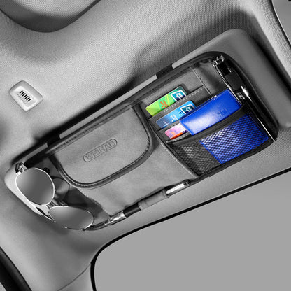Premium Car Visor Storage Organizer with Multiple Pockets