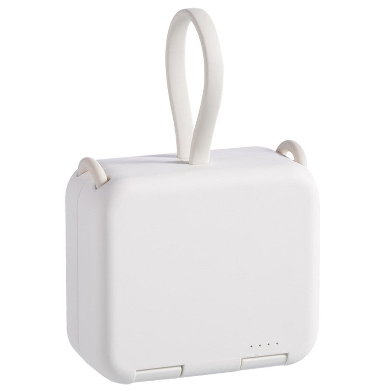 Compact 4000mAh Travel Power Bank with Phone Stand