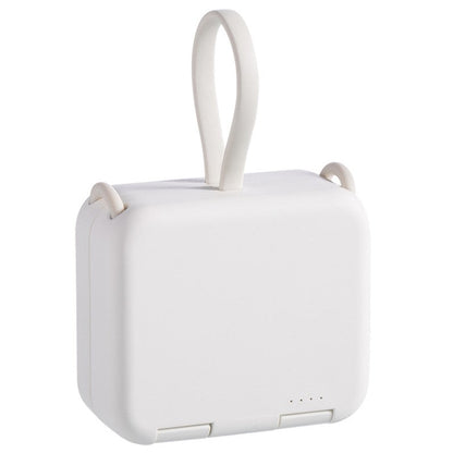 Compact 4000mAh Travel Power Bank with Phone Stand