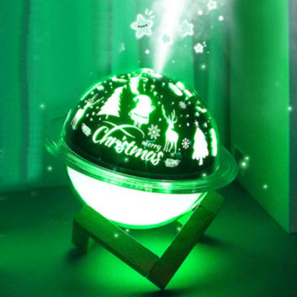 2-in-1 LED Lamp and Humidifier with Color Light