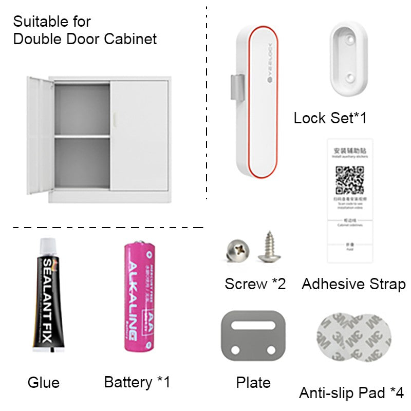 Wireless Smart Cabinet Lock with Easy Bluetooth Control