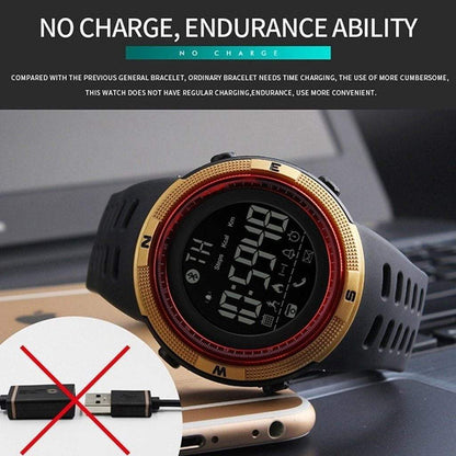 Fesara Men's Digital Fitness Tracker Watch
