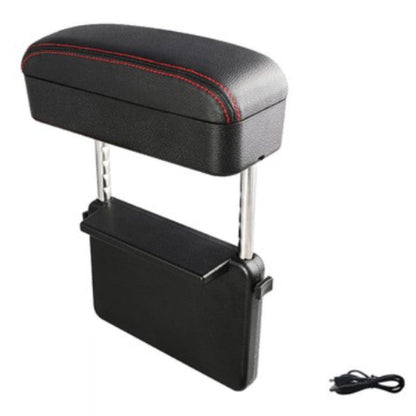 Car Armrest Storage Box with Wireless Charging Tray