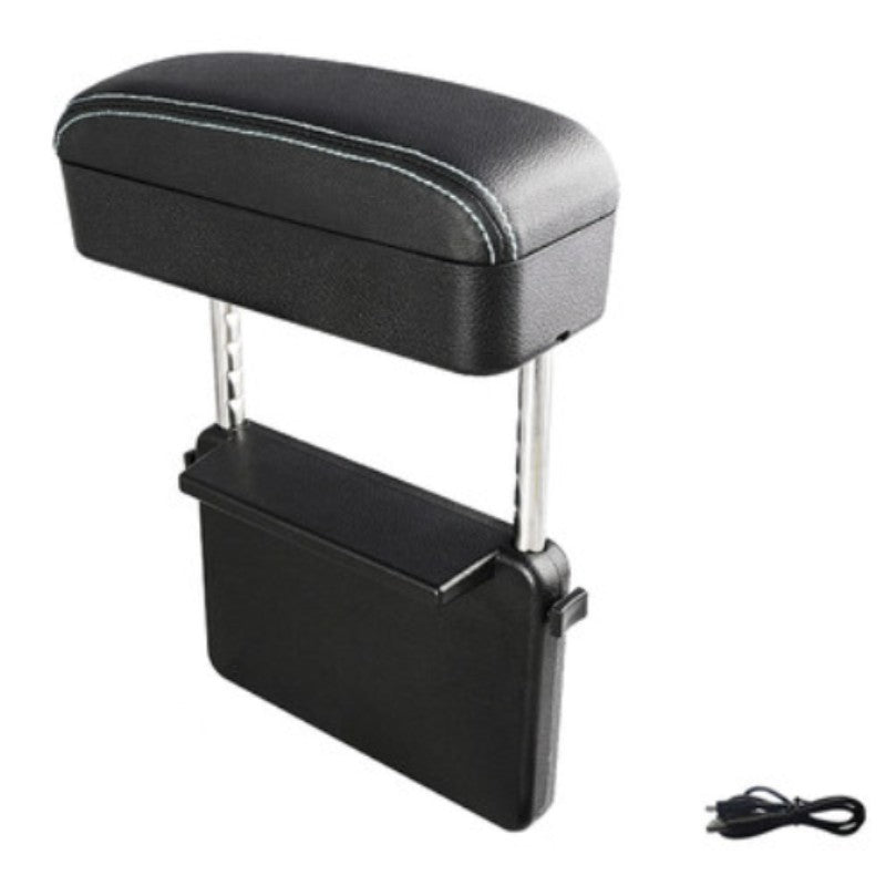 Car Armrest Storage Box with Wireless Charging Tray
