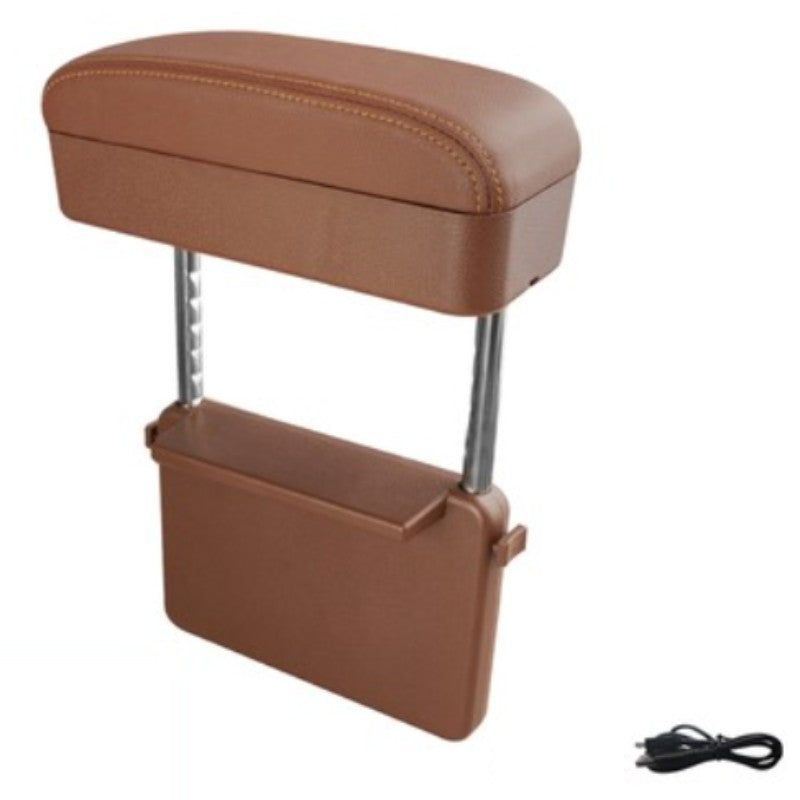 Car Armrest Storage Box with Wireless Charging Tray
