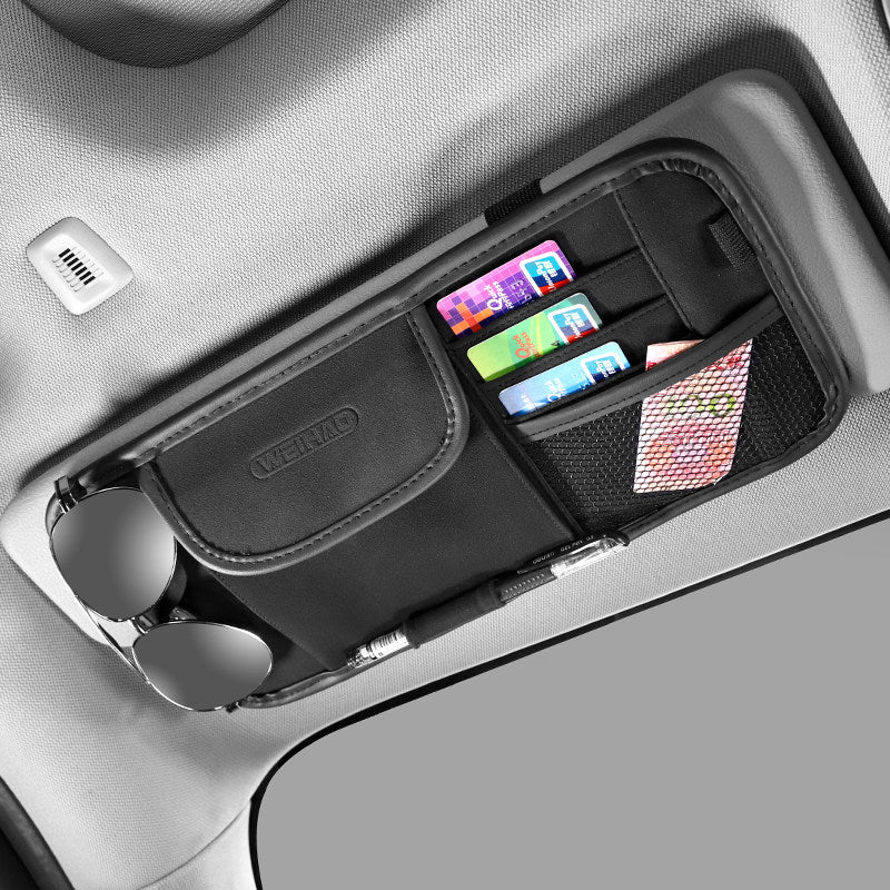 Premium Car Visor Storage Organizer with Multiple Pockets - Fesara
