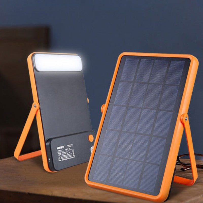 Outdoor Solar Powered Yard Lamp with USB Charging - Fesara