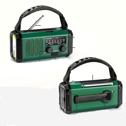 Portable Solar Radio with USB Charger and Flashlight