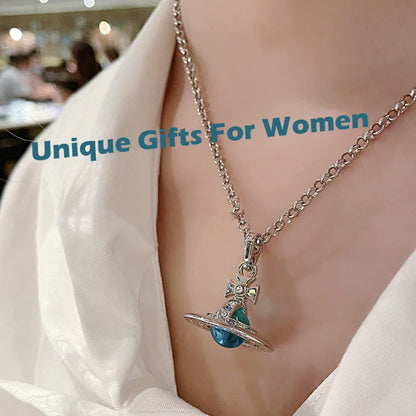 Beautiful Crystal Pendant Necklace Adjustable Chain