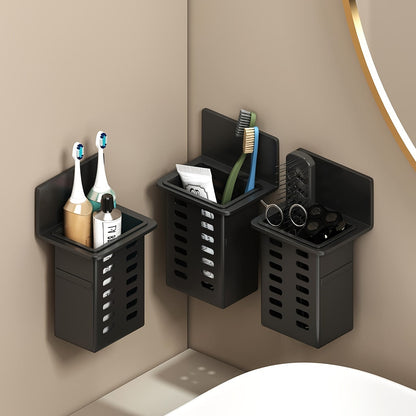 Sleek Wireless Cosmetic Wall Holder