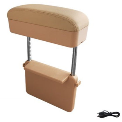 Car Armrest Storage Box with Wireless Charging Tray
