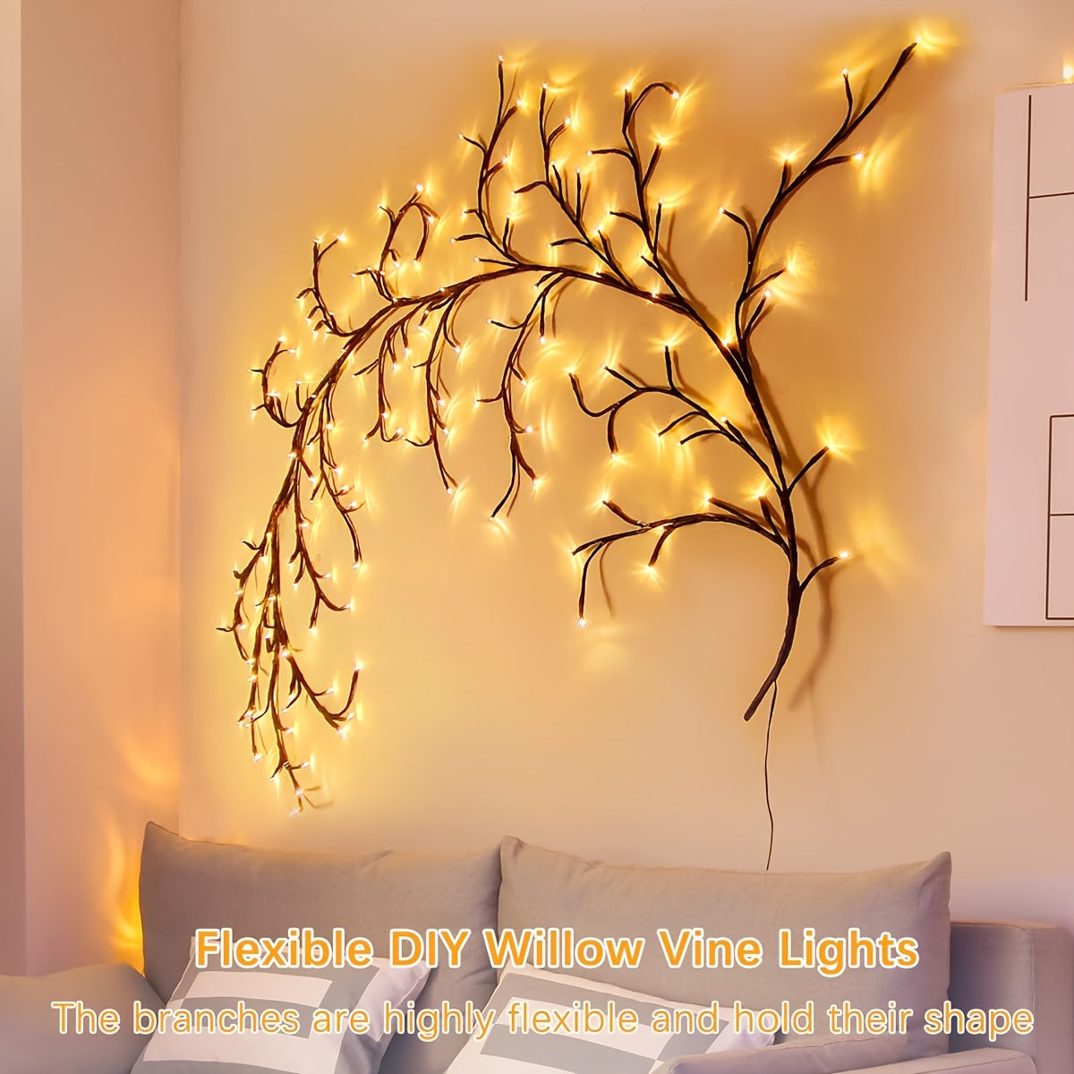 Stylish LED Tree Branch Wall Lamp