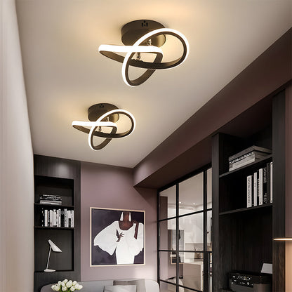Modern Black LED Ceiling Lamp