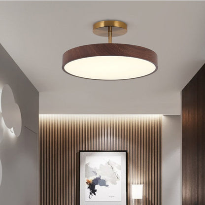 Asian Style Round LED Ceiling Mount Light