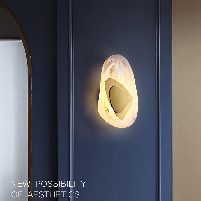 Luxurious Glass Nordic Style Wall Light