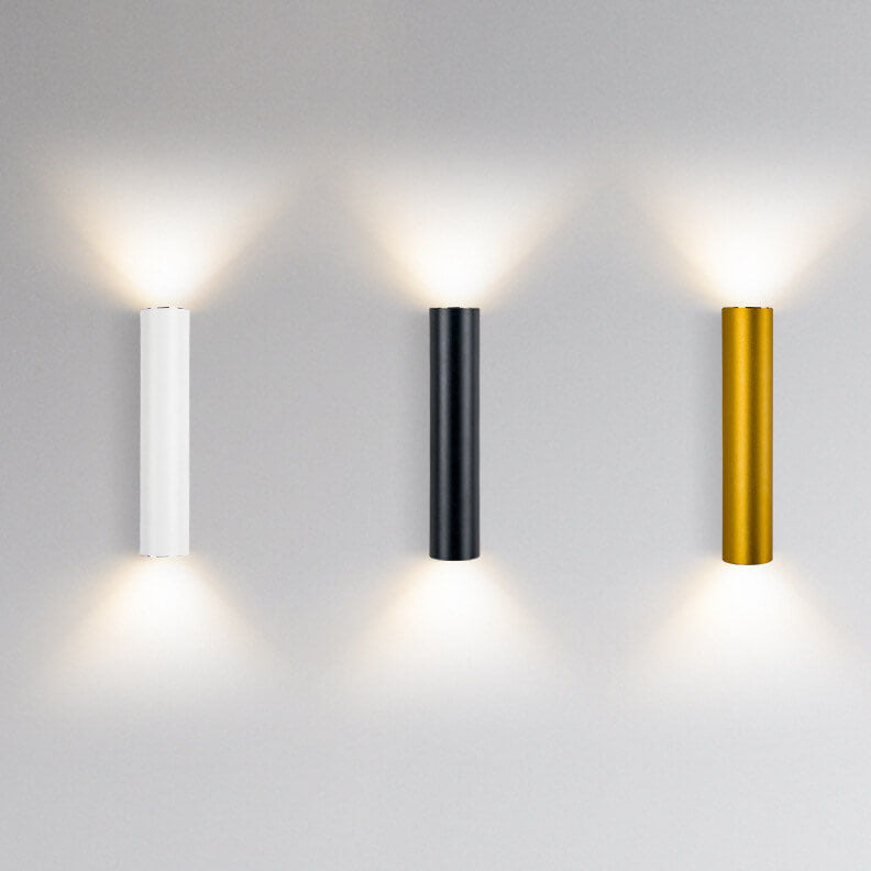 Contemporary Round LED 2-Light Wall Lamp