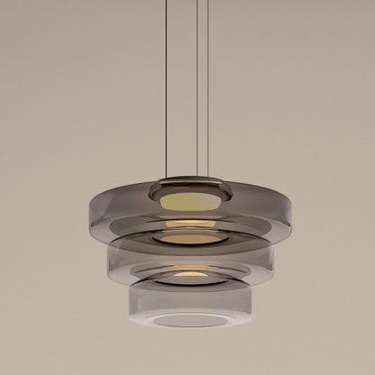 Stylish Glass Pendant Light in Retro Design