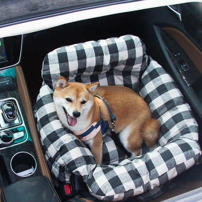 Cozy Pet Car Seat - Safe & Comfortable Dog Bed