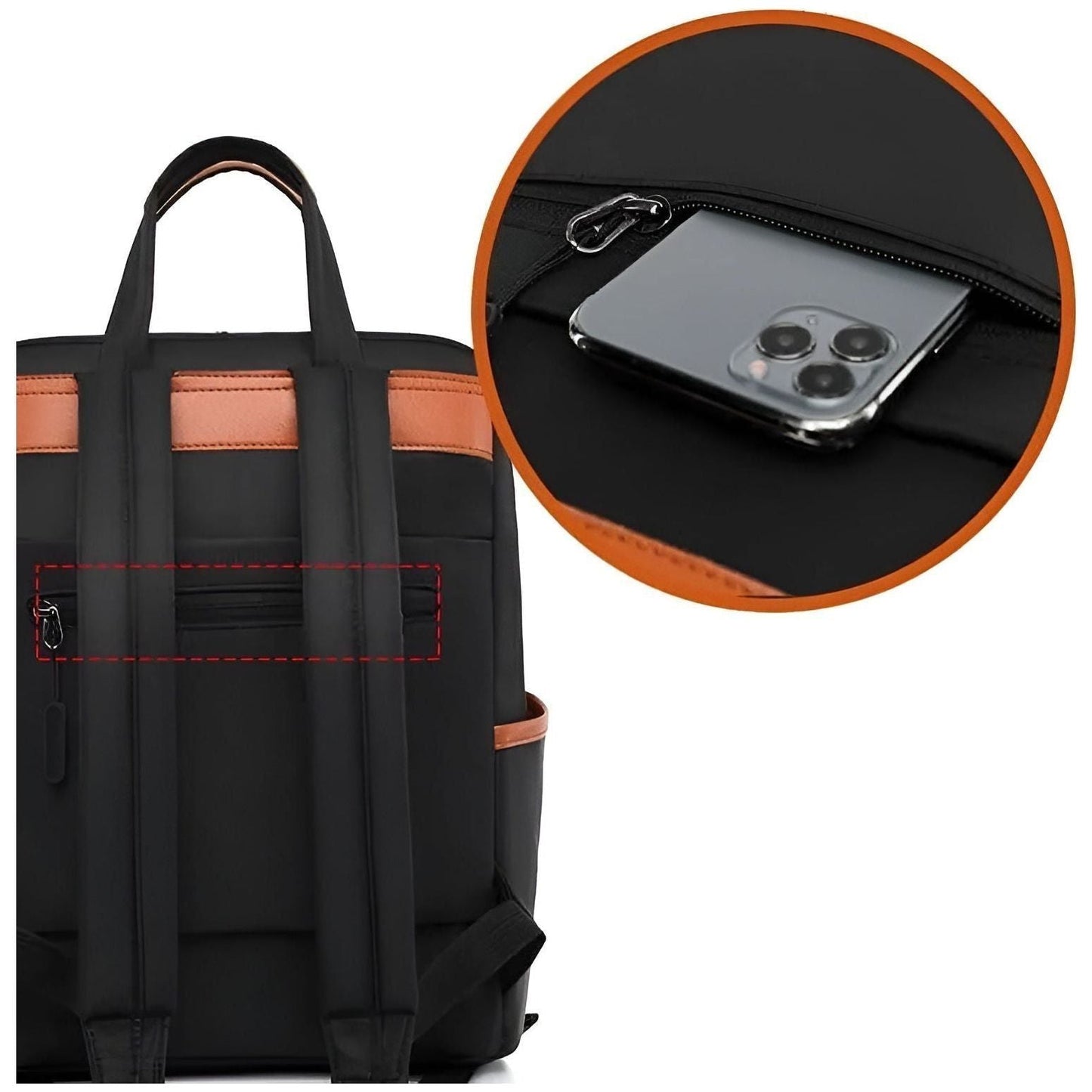 Secure Water Resistant Women's Backpack