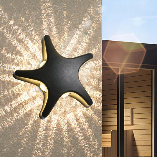 Outdoor Waterproof LED Wall Light in Silver Finish - Fesara