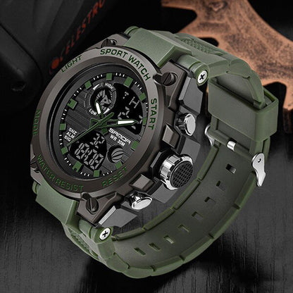 Tough Mens Military Watch – Waterproof Analog Digital Watch