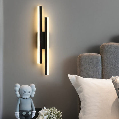 Slim LED Wall Light | Modern Iron Fixture | Adjustable Brightness