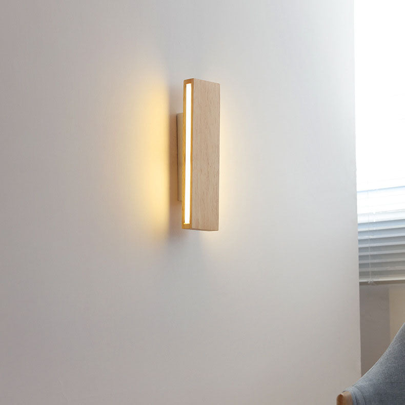 Asian Style LED Wooden Wall Light