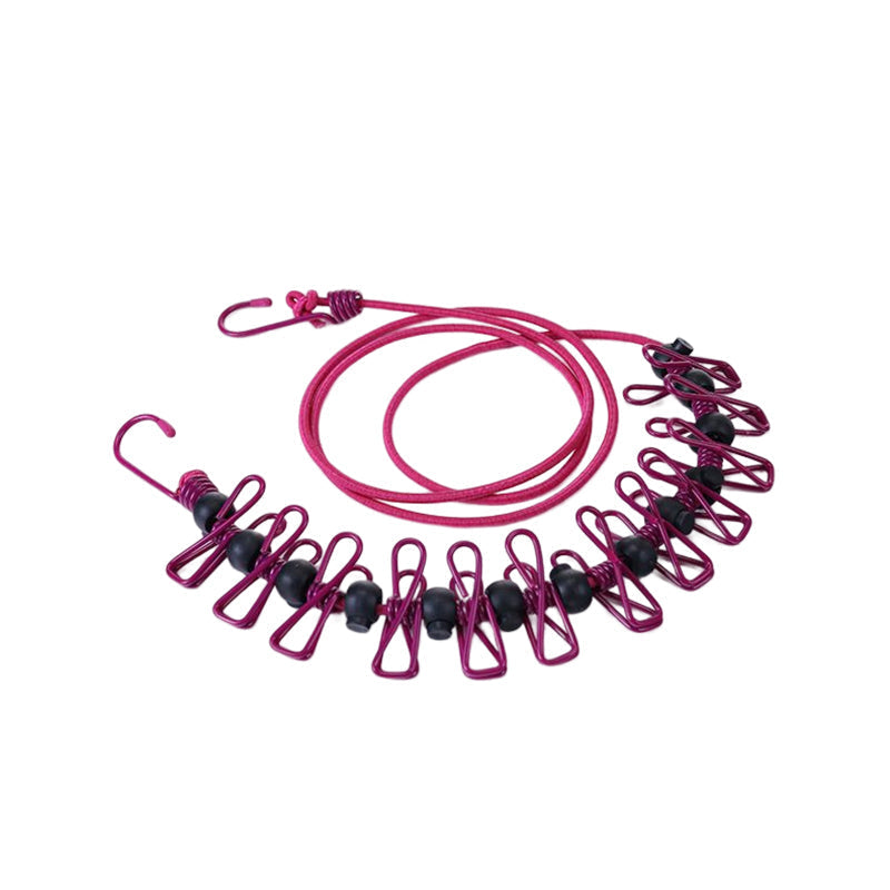 Compact Folding Travel Clothes Drying Rack