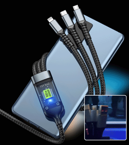 Quick Charge 3-in-1 USB Data Cable