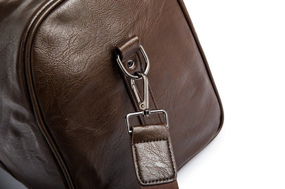 Classic Leather Duffel Bag for Men