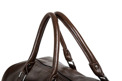Classic Leather Duffel Bag for Men