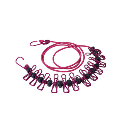 Compact Folding Travel Clothes Drying Rack
