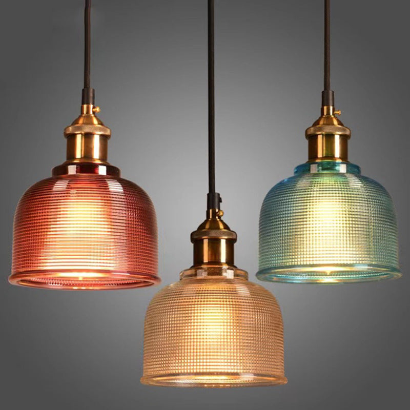 Classic Distressed Glass Pendant Light