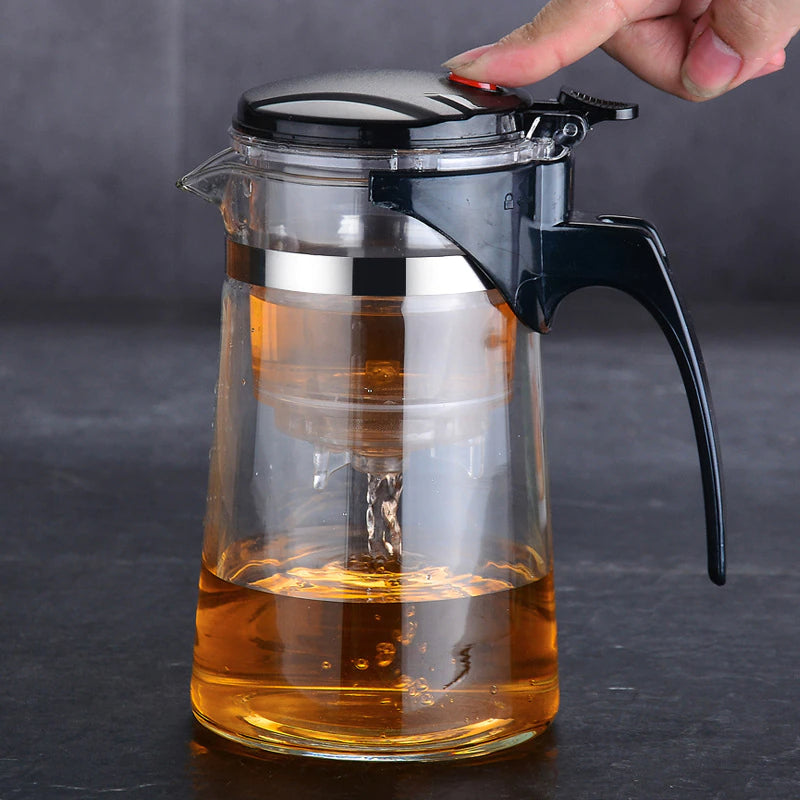 Heat Resistant Borosilicate Glass Teapot