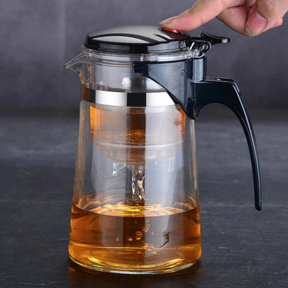 Heat Resistant Borosilicate Glass Teapot