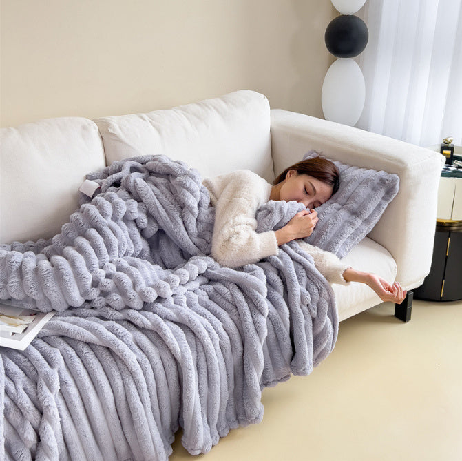 Soft Plush Winter Throw Blanket