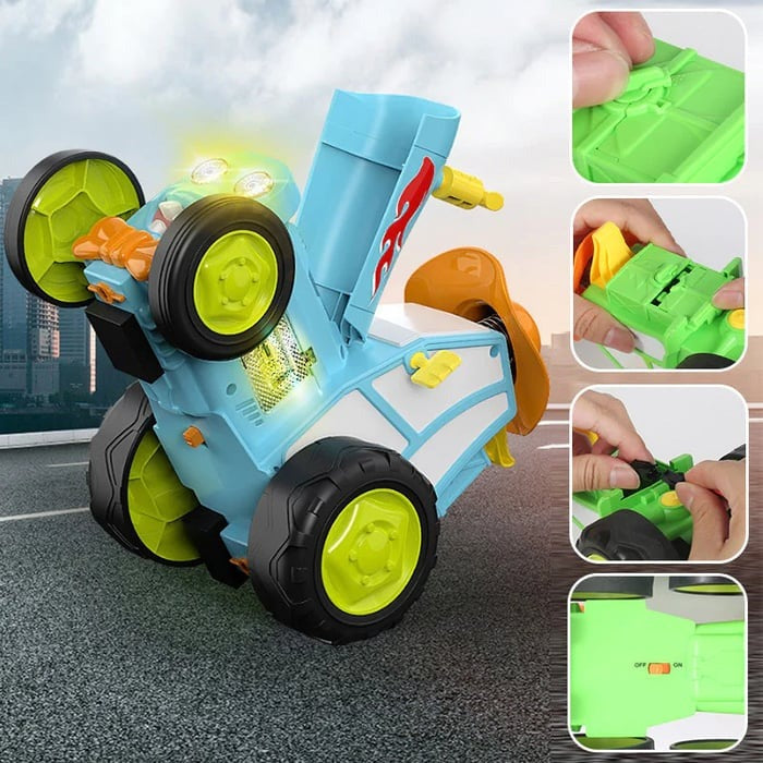 Mini Remote Control Car with Music and Lights