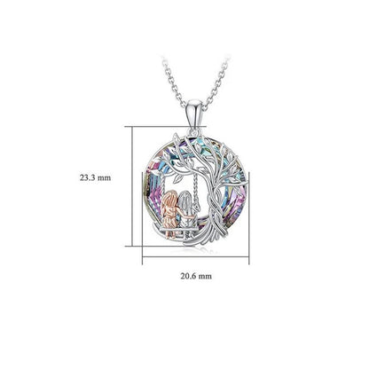 Unique Hollow Heart Friendship Pendant