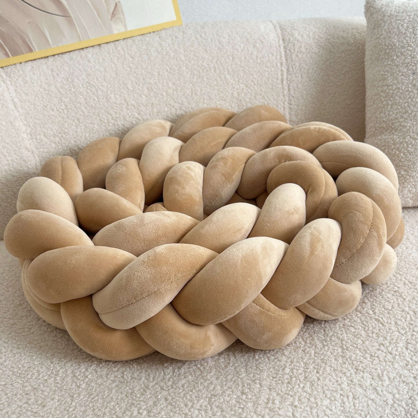 Stylish Geometric Floor Pillow with Washable Cover