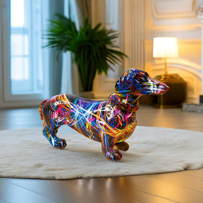 Fun Dachshund Figurine Home Decor